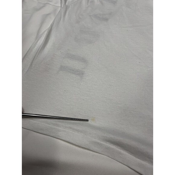 90s Nike X Navy White Single Stitch Graphic T Shirt Sz M - Picture 7 of 10